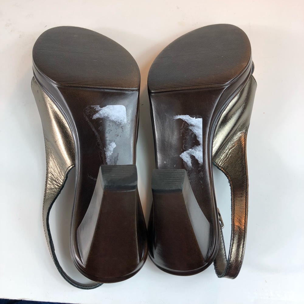 Athena Alexander Metallic Sandals Size 6 (#10) - Picture 7 of 8